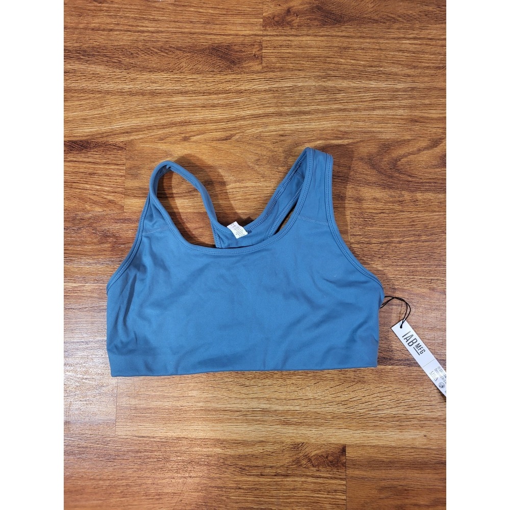 NWT‎ IAB Mfg I Am Becoming Sports Bra Teal  Large